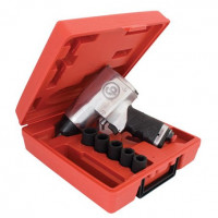Chicago Pneumatic Пневмогайковерт в кейсе с набором головок дюймовых CP734HK 1/2" T025163 Chicago Pneumatic Пневмогайковерт в кейсе с набором головок дюймовых CP734HK 1/2" T025163